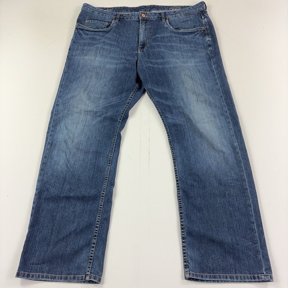 Tommy Bahama Standard Jeans Mens 42x32 Blue Medium Wash Straight Denim Pants